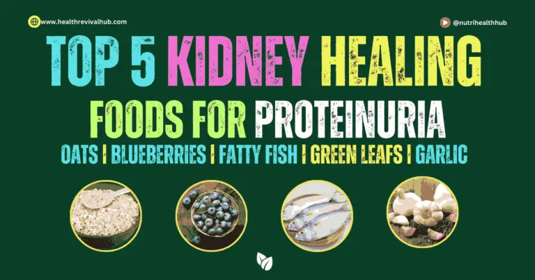 op 5 Kidney-Healing Foods for Proteinuria – Oats, Blueberries, Fatty Fish, Green Leafy Vegetables, and Garlic