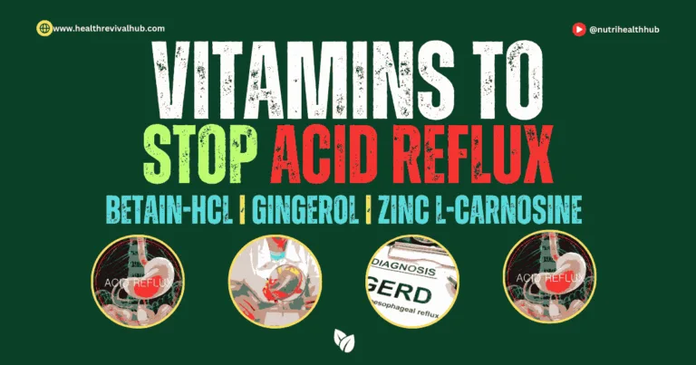 Natural Supplements to Stop Acid Reflux: Betaine HCL, Zinc L-Carnosine, Probiotics, Ginger, and Apple Cider Vinegar